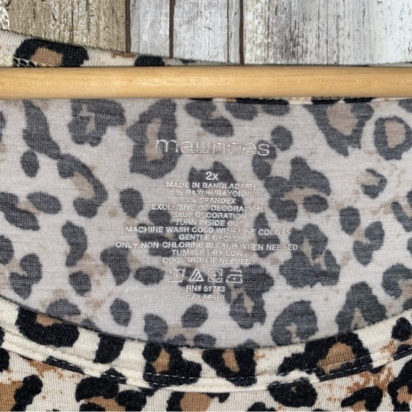 Maurices Leopard Blouse - Picture 5 of 5